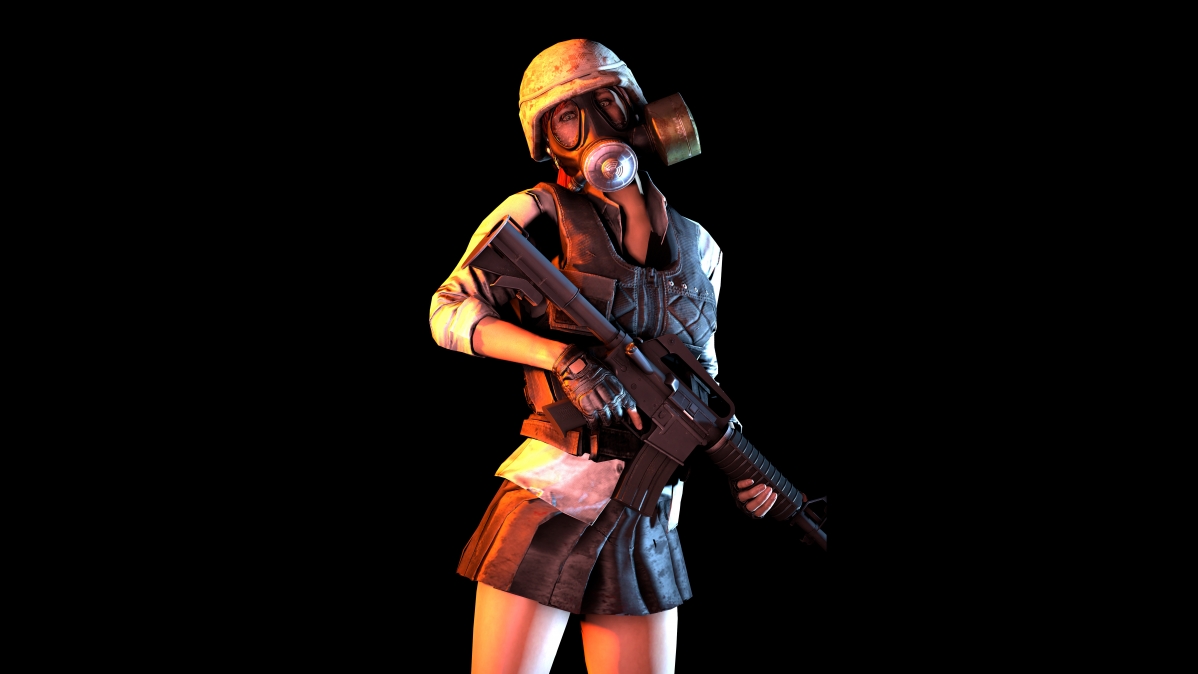 Pubg Girl 绝地求生吃鸡8k壁纸7680x4320