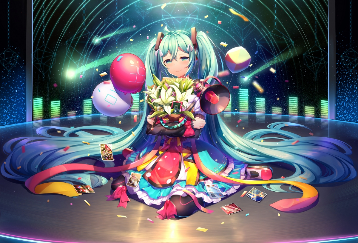 初音未来 衣服 萌 4k动漫壁纸