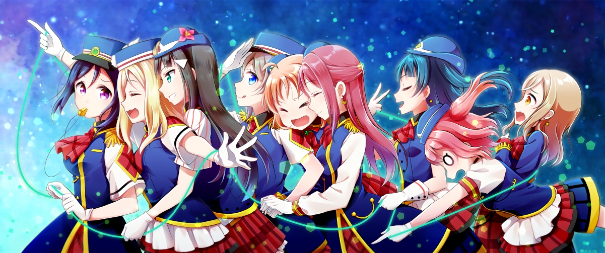 LoveLive!Sunshine!!全员3440x1440动漫壁纸