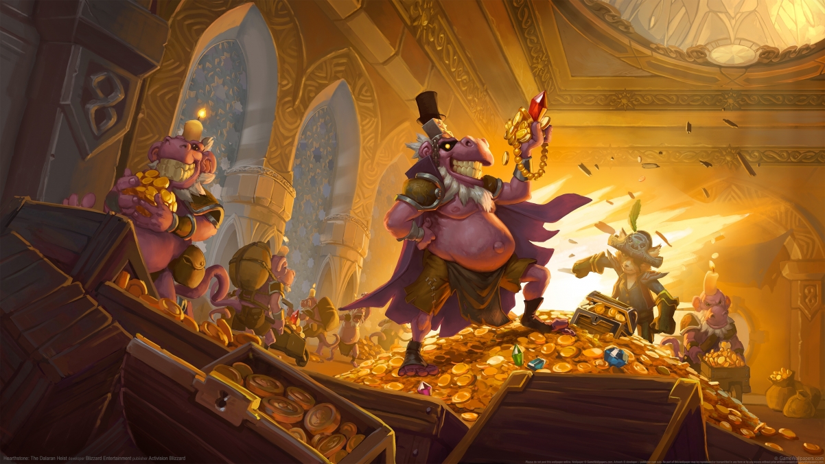 Hearthstone: The Dalaran Heist 炉石传说4k游戏壁纸