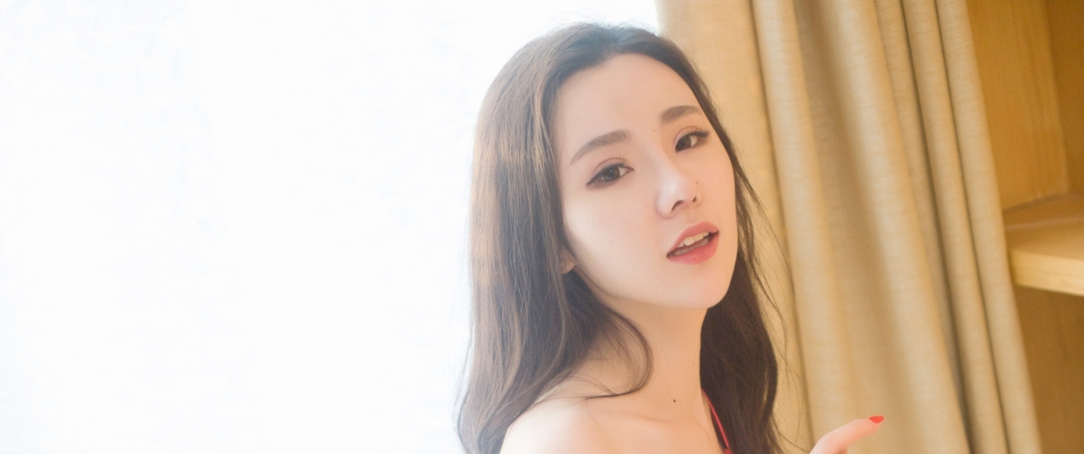 萌琪琪Irene 美女写真3440x1440壁纸