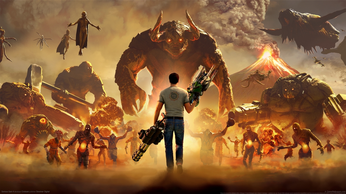 《英雄萨姆4(Serious Sam 4)》4k游戏壁纸3840x2160