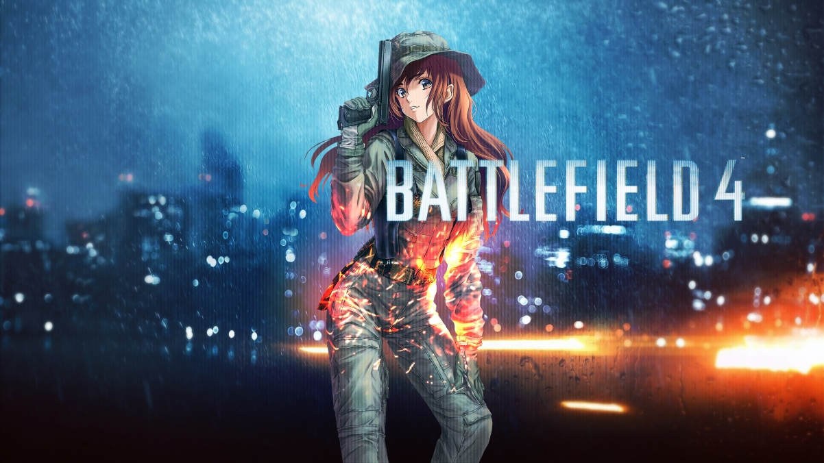 battlefield4动漫美少女4K壁纸