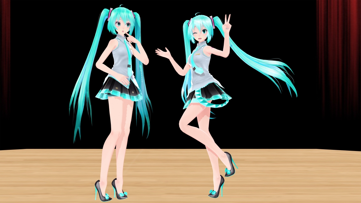 初音未来姐妹4k壁纸