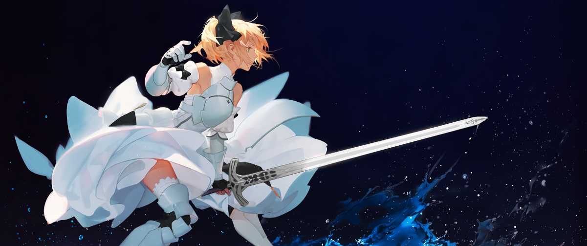 Lily Saber - Recolored 带鱼屏3440x1440壁纸