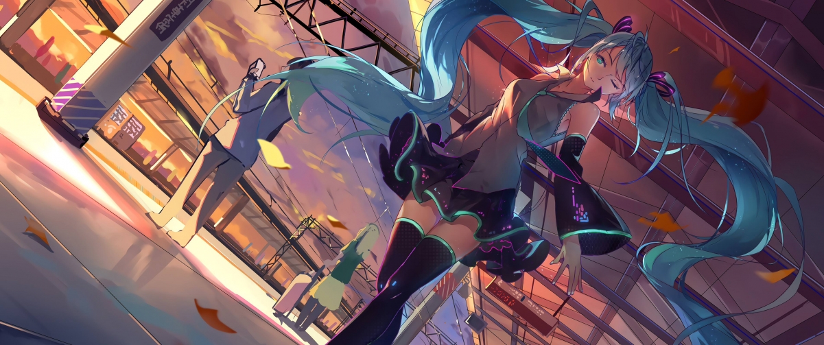 初音未来3440x1440高清壁纸