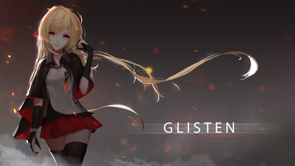 glisten动漫少女4k壁纸