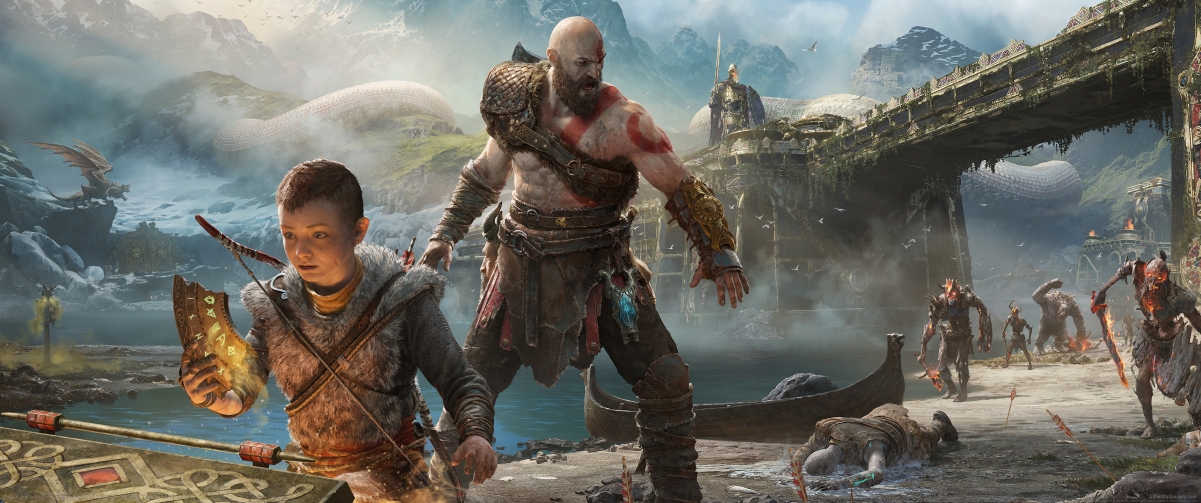 战神God of War (2017) 3440x1440带鱼屏游戏壁纸